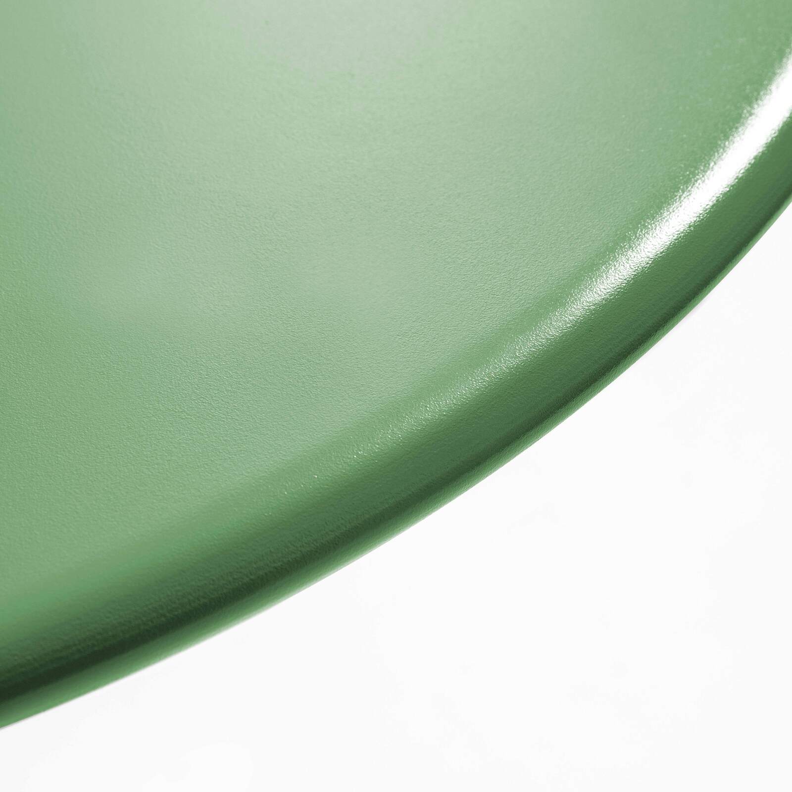 Table de jardin bistrot rabattable 70 x 72 cm et 2 chaises en métal