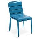 Table de jardin ronde inclinable Ø70 x 72 cm + 4 chaises