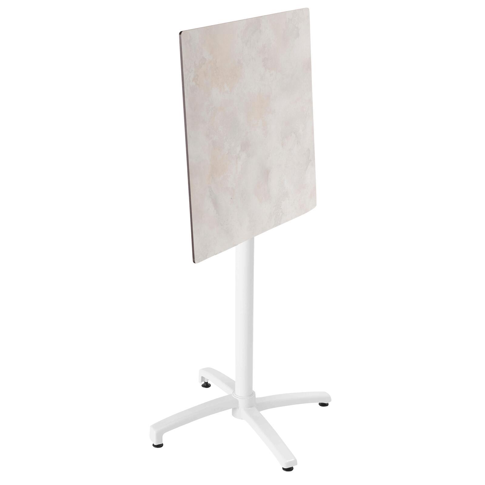 Pied pour table avec système inclinable 108 cm en aluminium