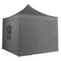 Mur plein pour tente pliante PRO+ 50MM en 3m gris