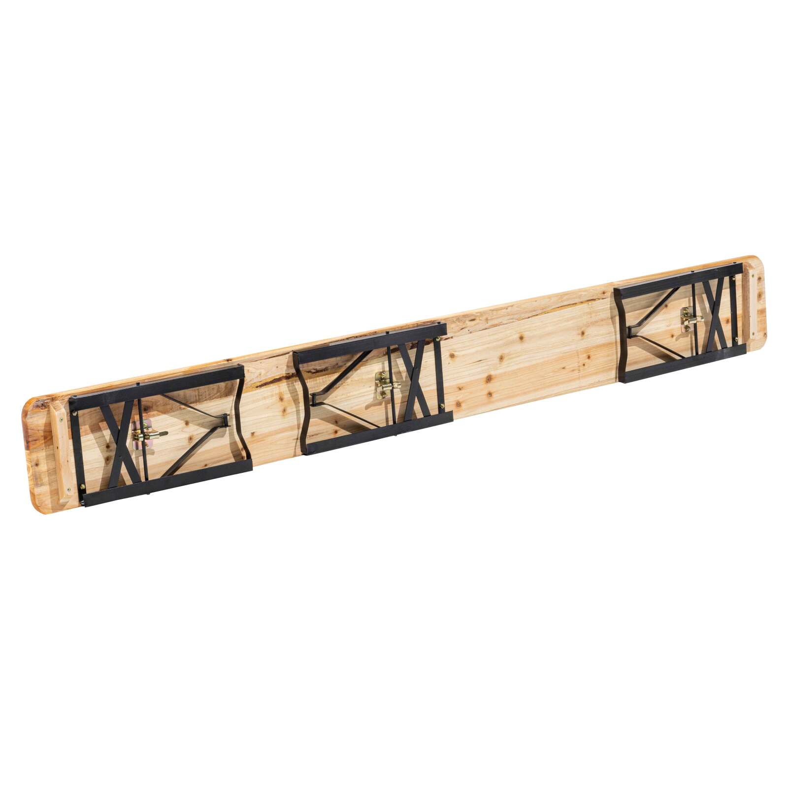 Ensemble table et bancs de jardin 220 cm