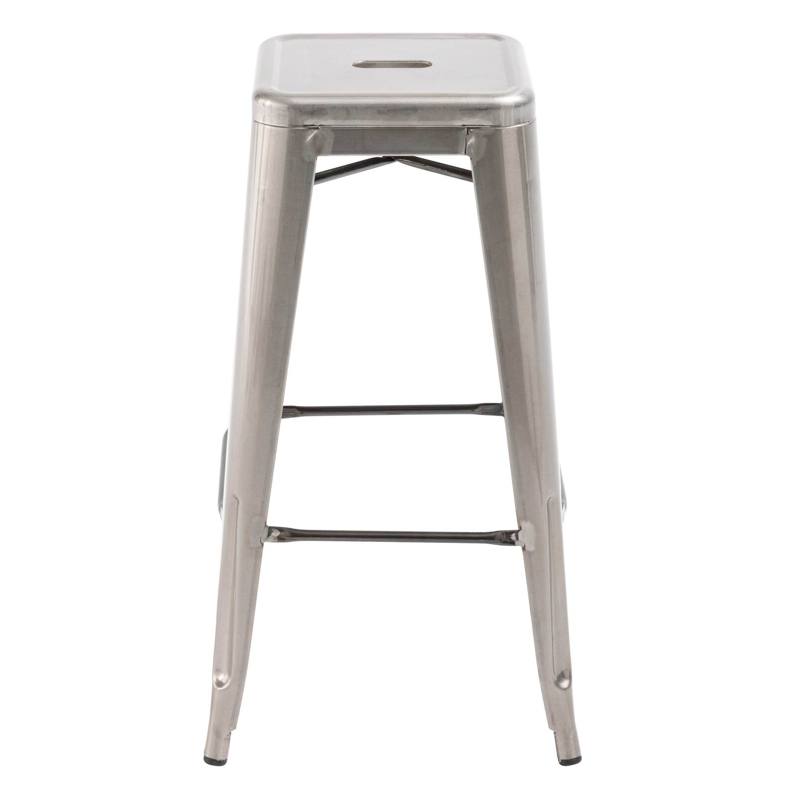 Tabouret de bar en métal mat