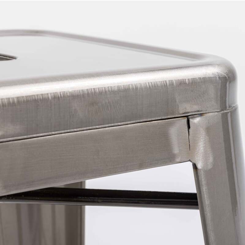 Tabouret de bar en métal mat (5/7)