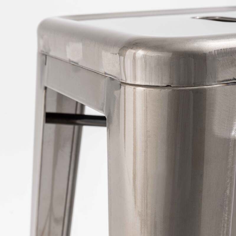 Tabouret de bar en métal mat (6/7)