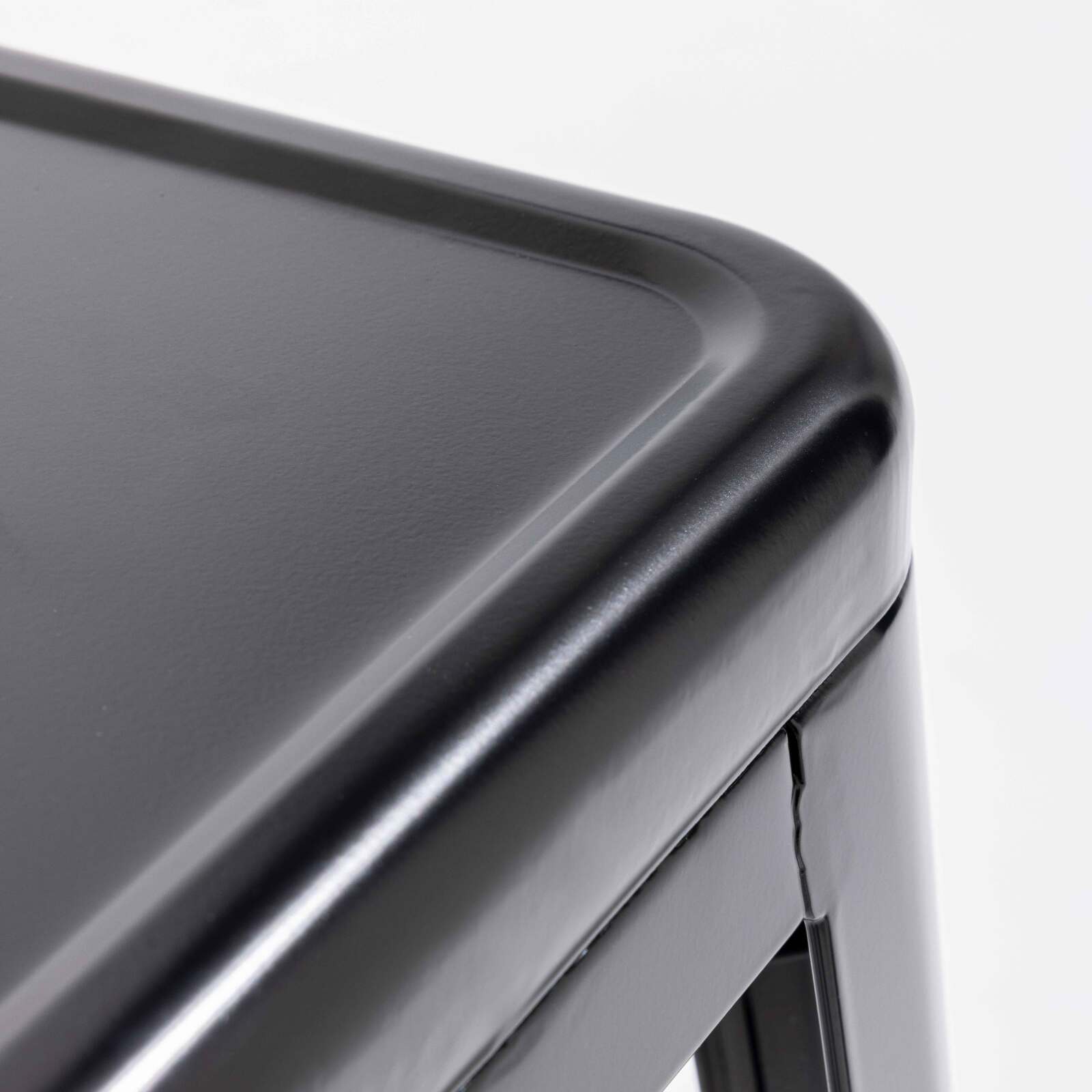 Lot de 4 tabourets de jardin en métal