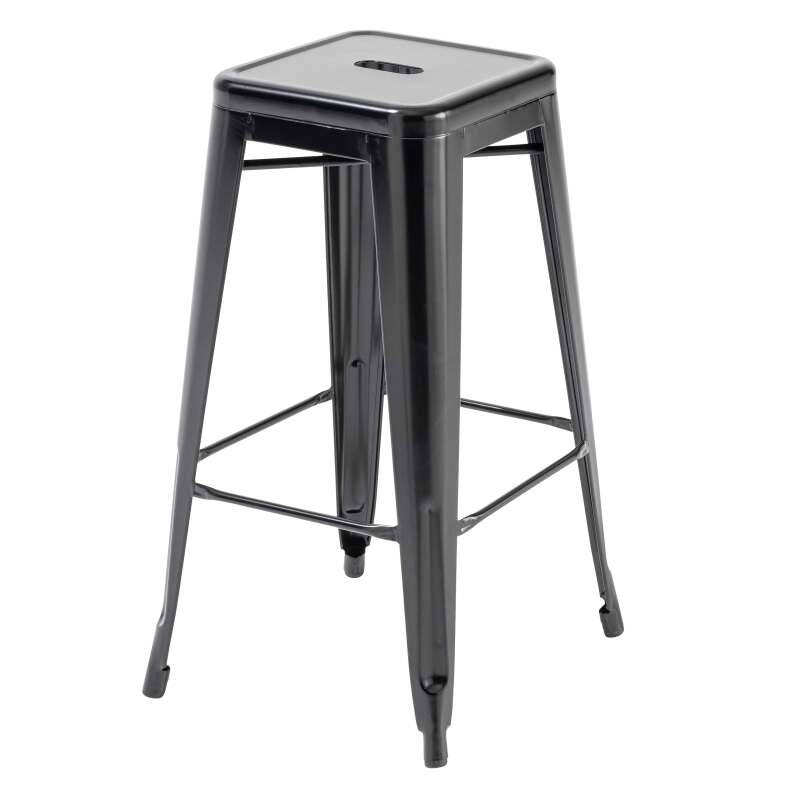 Lot de 4 tabourets de bar mat