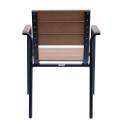 Fauteuil de jardin en aluminium et polywood