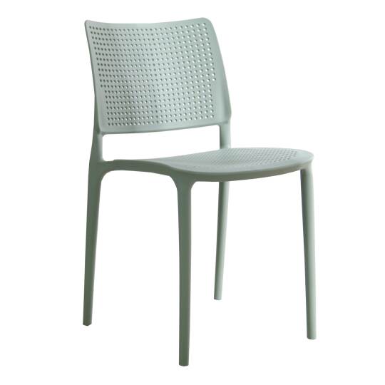 Chaise ajourée en polypropylène