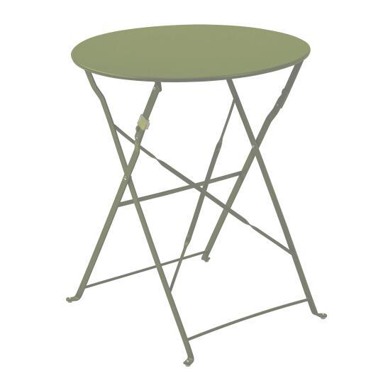 Table de jardin ronde pliante (Ø60 x 72 cm) en métal