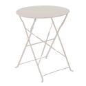 Table de jardin ronde pliante (Ø60 x 72 cm) en métal