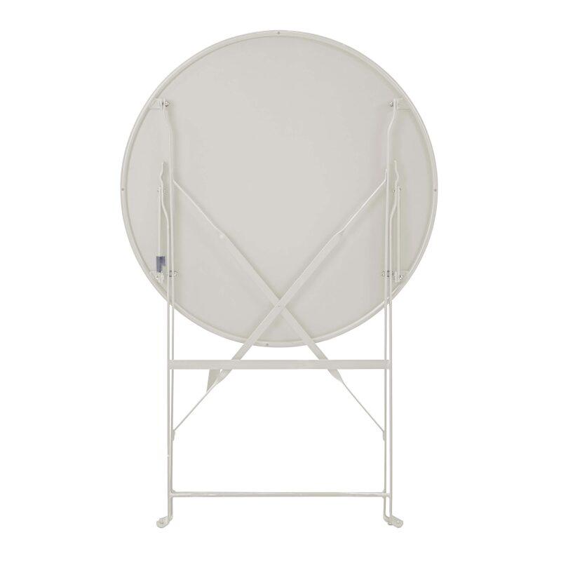 Table de jardin ronde pliante (Ø60 x 72 cm) en métal
