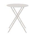 Table de jardin ronde pliante (Ø60 x 72 cm) en métal