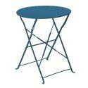 Table de jardin ronde pliante (Ø60 x 72 cm) en métal
