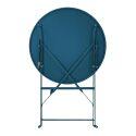Table de jardin ronde pliante (Ø60 x 72 cm) en métal
