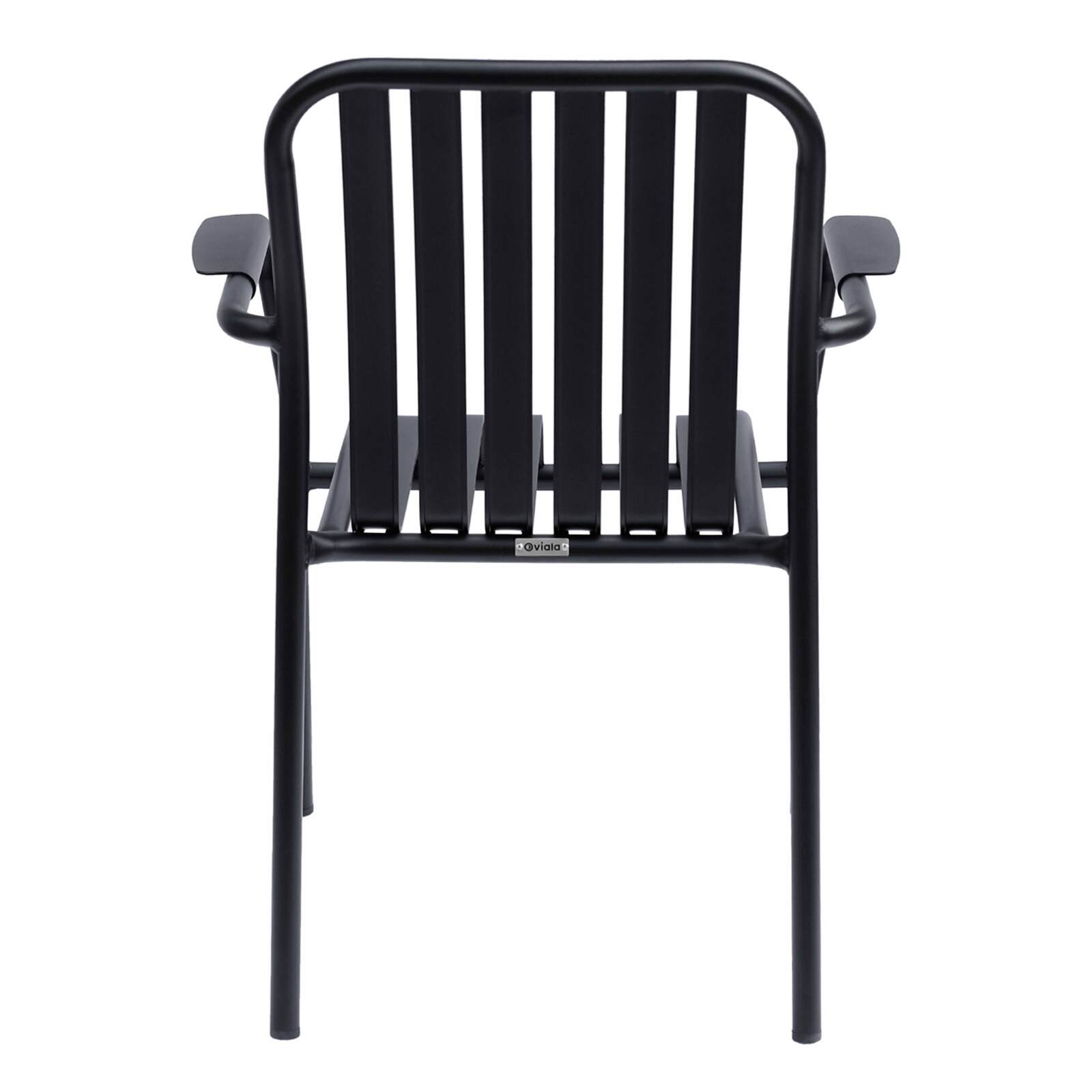 Chaise de jardin avec accoudoirs en aluminium