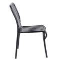 Chaise de jardin design en aluminium