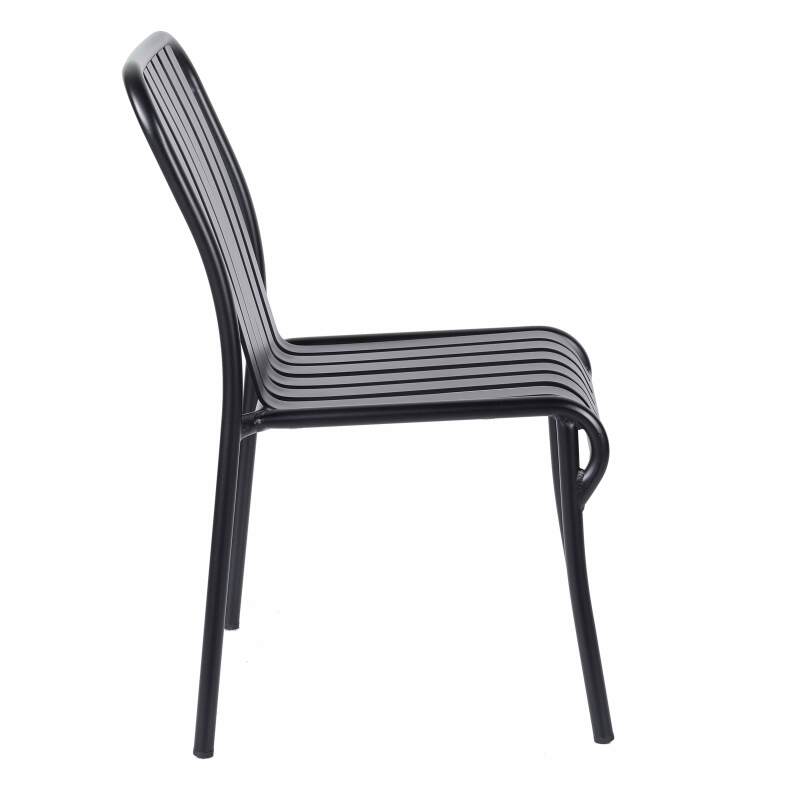 Chaise de jardin design en aluminium