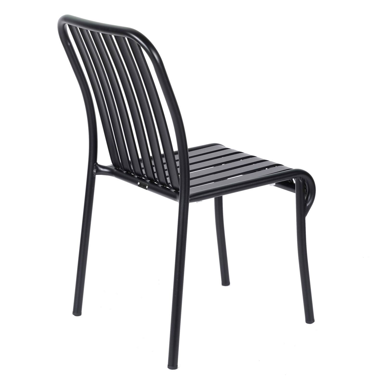 Chaise de jardin design en aluminium