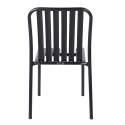 Chaise de jardin design en aluminium