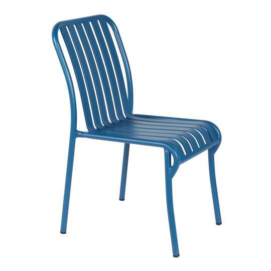 Chaise de jardin design en aluminium