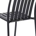 Chaise de jardin design en aluminium
