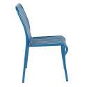 Chaise de jardin design en aluminium