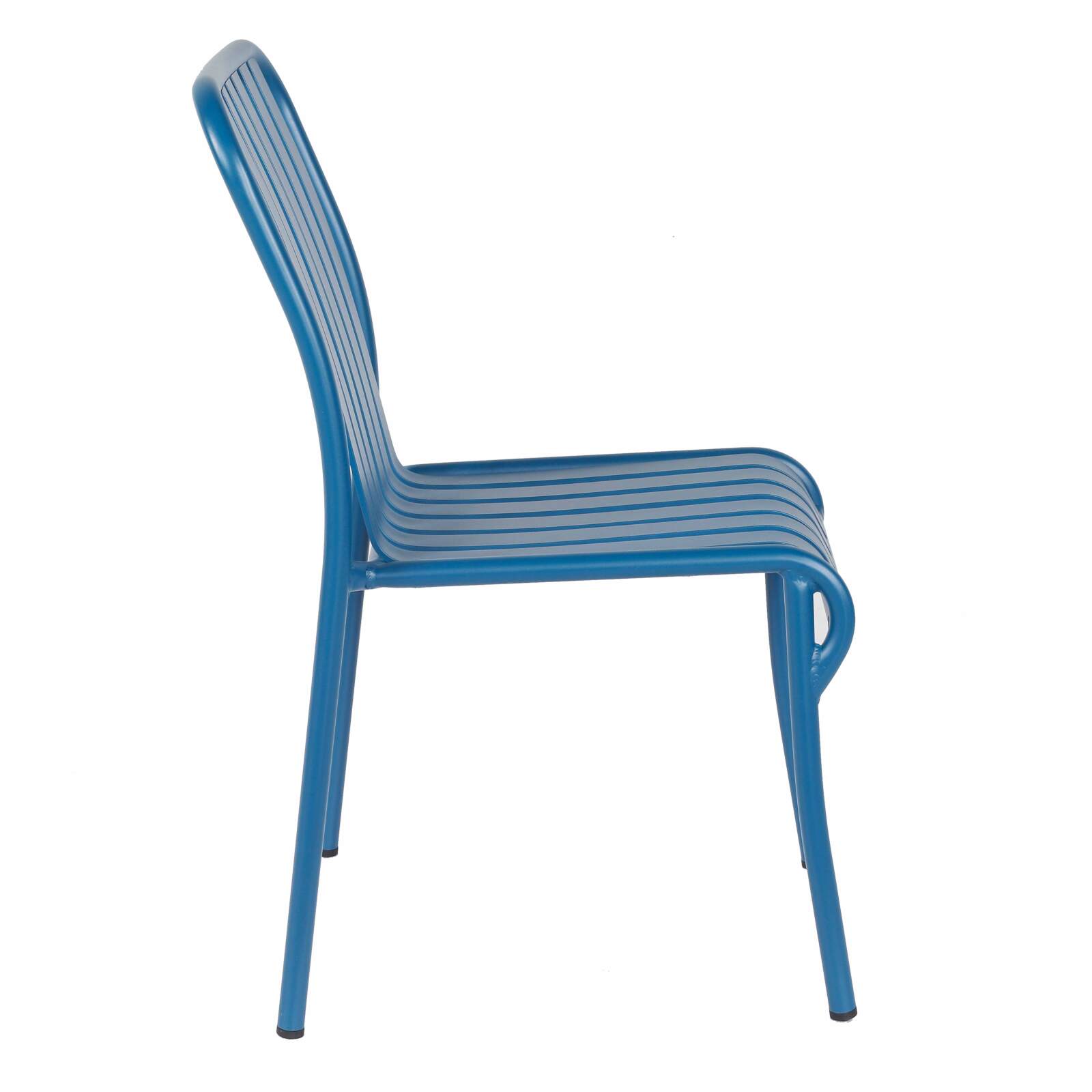 Chaise de jardin design en aluminium