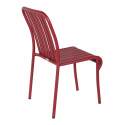 Chaise de jardin design en aluminium