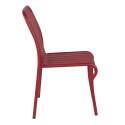 Chaise de jardin design en aluminium