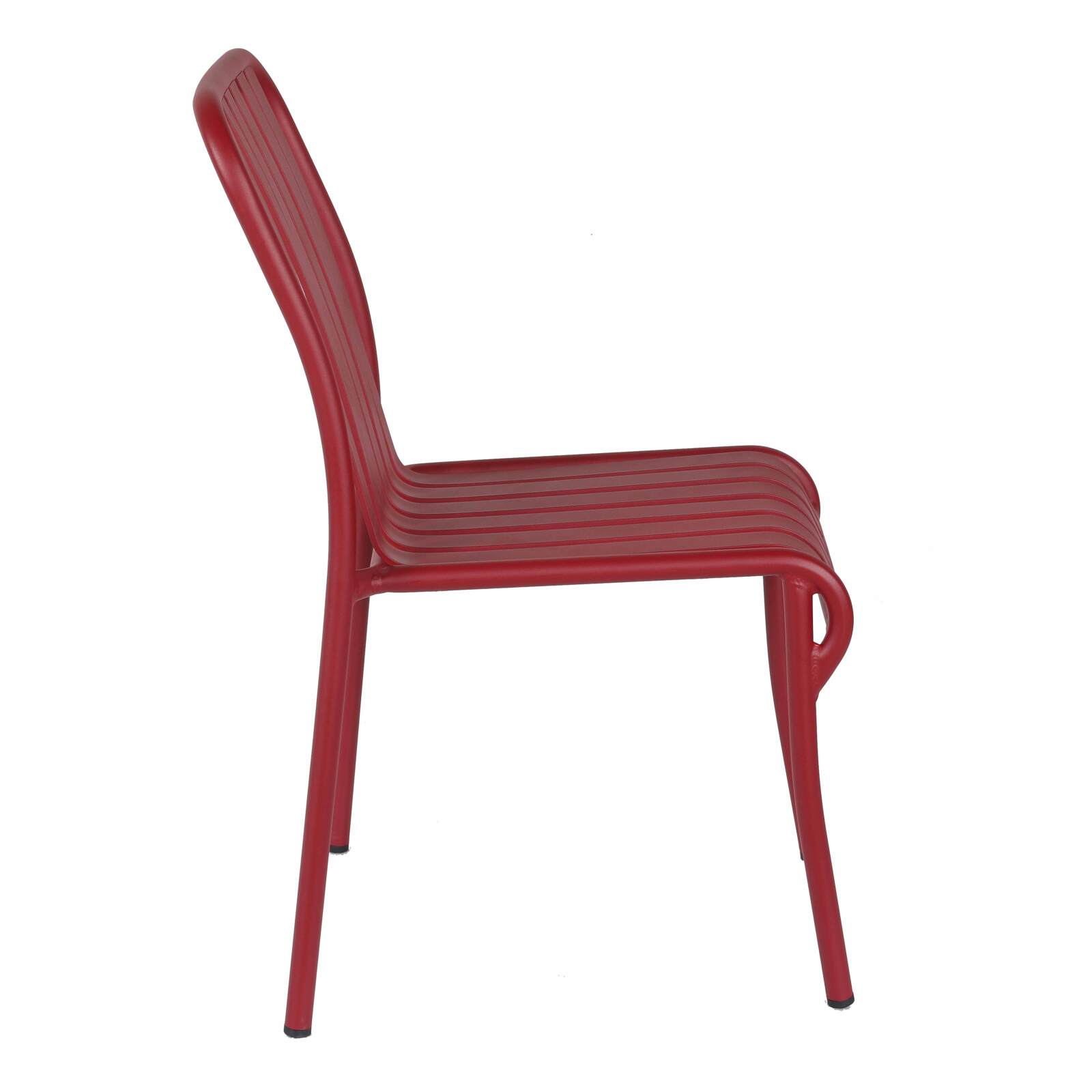 Chaise de jardin design en aluminium