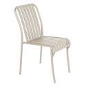 Chaise de jardin design en aluminium