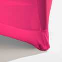 Nappe housse de mange debout rose - Table de bar haute