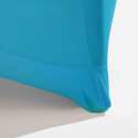 Nappe housse de table haute de bar mange-debout Bleu