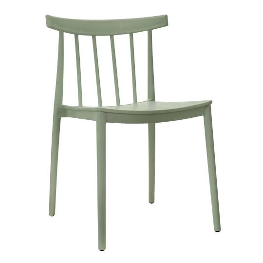 Chaise de terrasse empilable en plastique Chaise de terrasse empilable en plastique