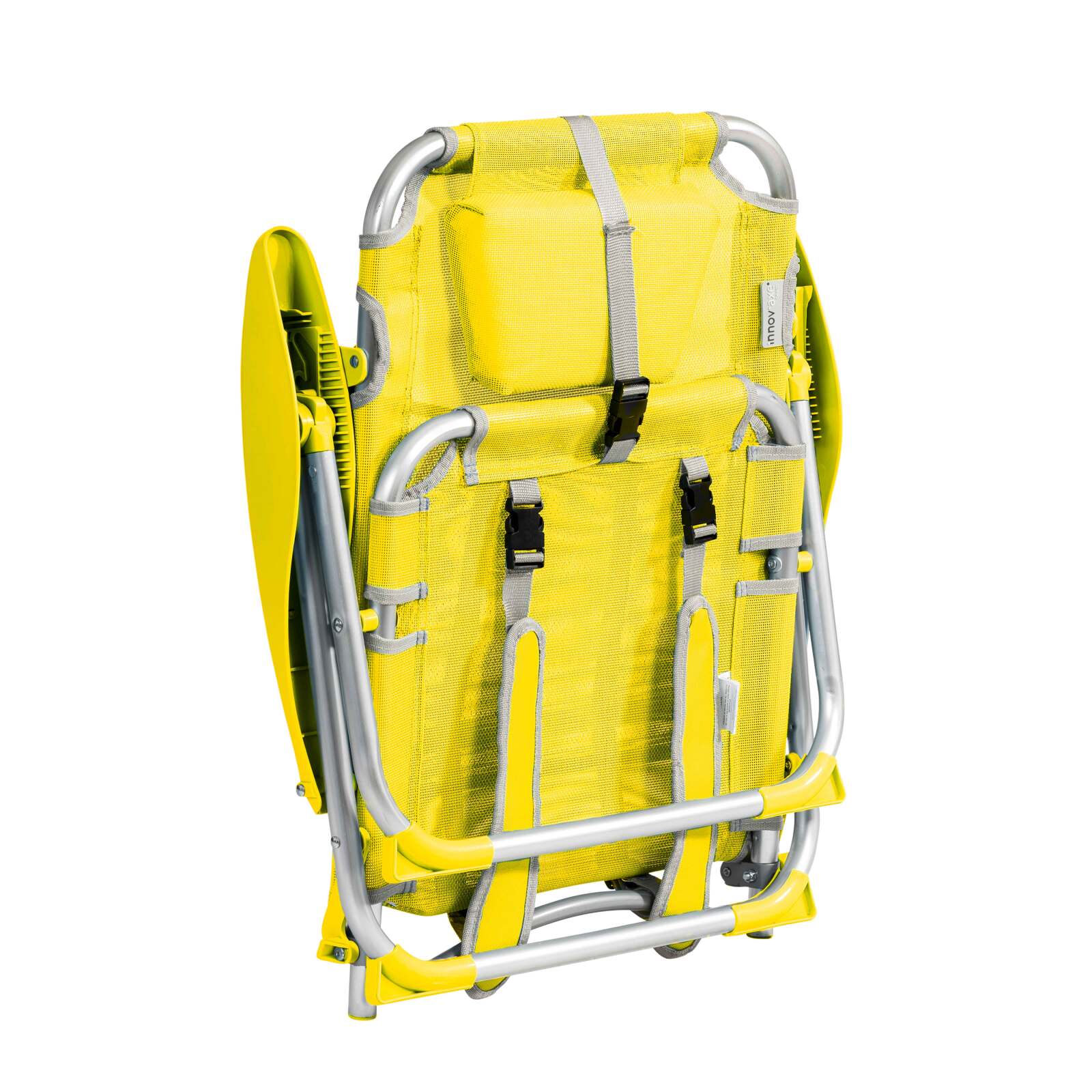 Lot de 2 chaises de plage pliantes, inclinables 4 positions