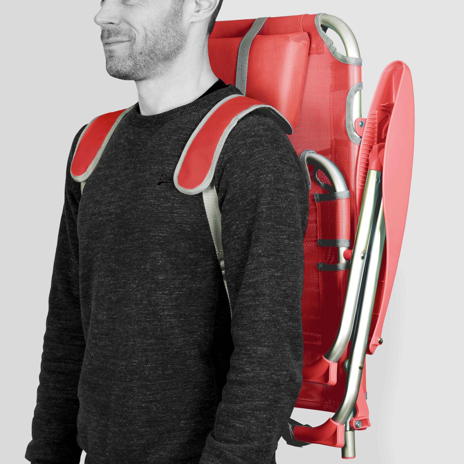 Lot de 2 chaises de plage pliantes, inclinables 4 positions