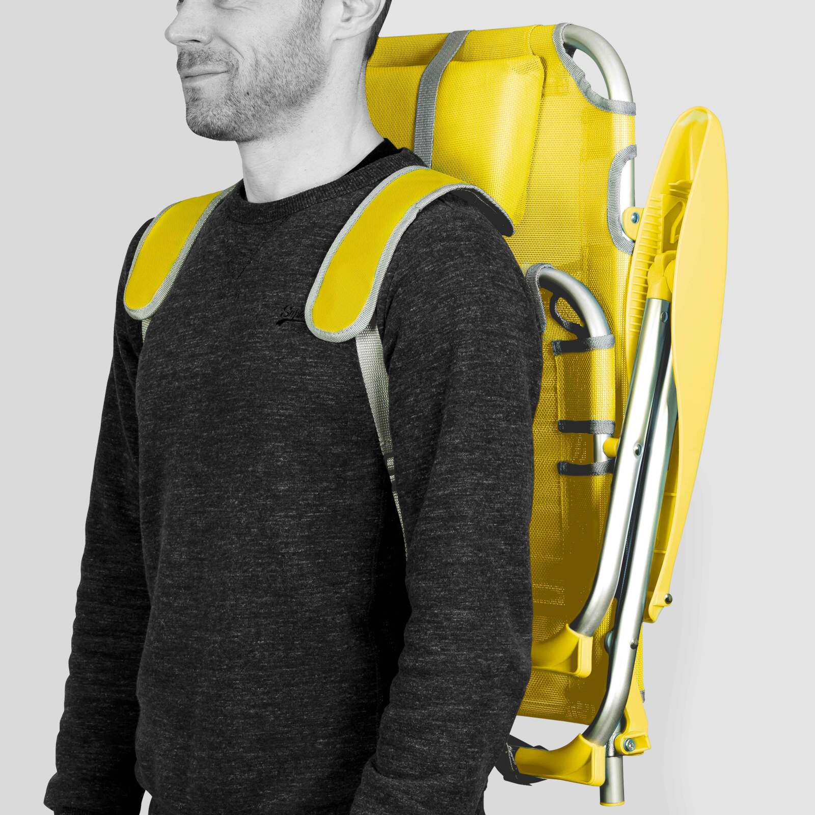 Chaise de plage pliante, inclinable 4 positions