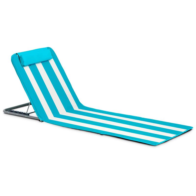 Matelas de plage pliant, inclinable 5 positions
