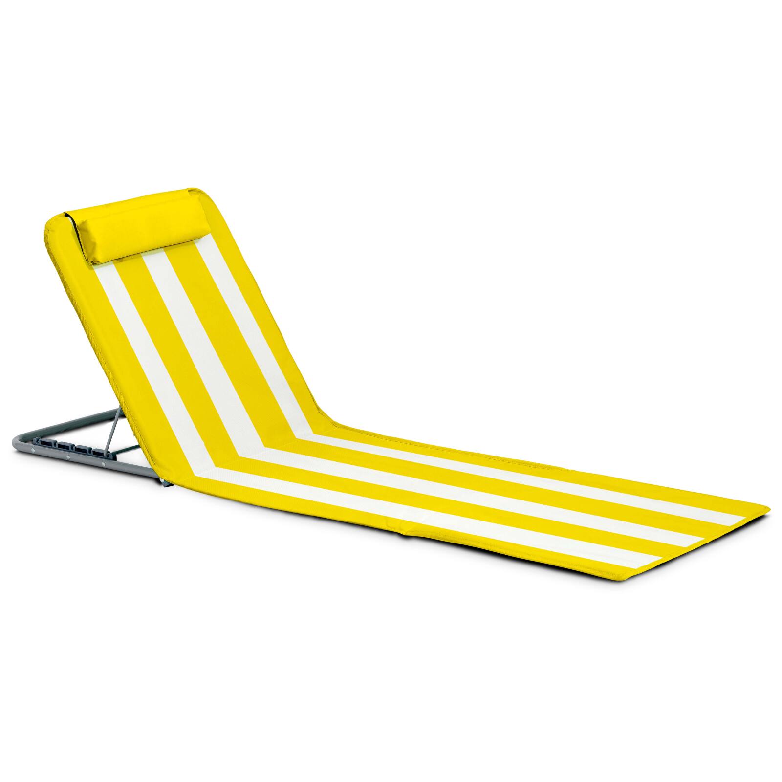 Matelas de plage pliant, inclinable 5 positions