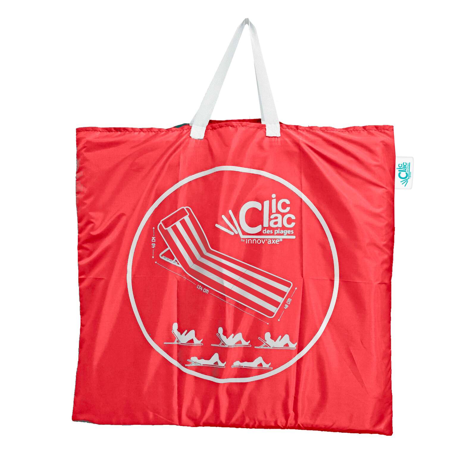 Lot de 2 matelas de plage pliants denim et mangue