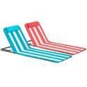 Lot de 2 matelas de plage pliants opale et mangue