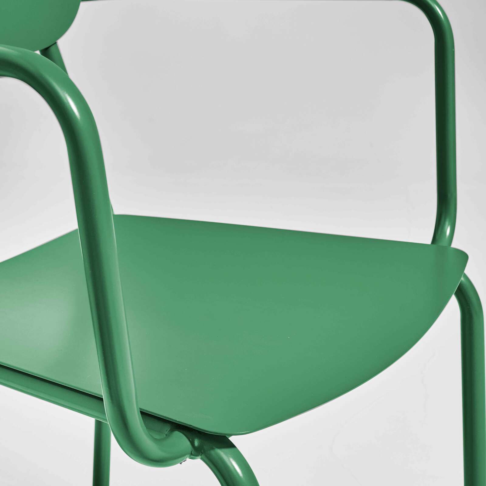 Chaise de jardin en aluminium avec accoudoirs