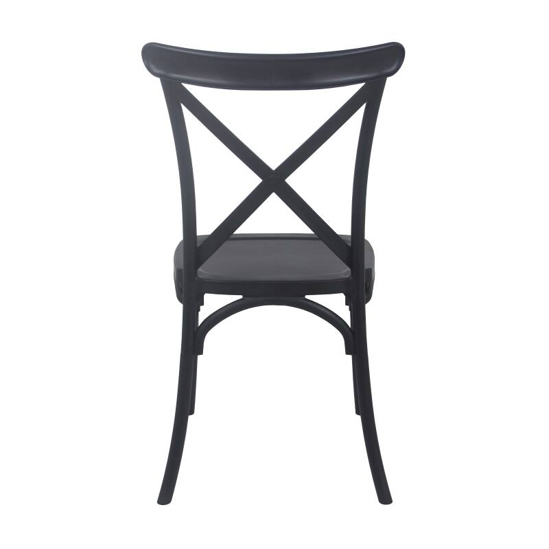 Chaise de terrasse empilable en plastique (4/5)