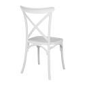 Chaise de terrasse empilable en plastique