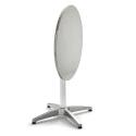 Table de jardin ronde en aluminium avec plateau inclinable (⌀60 x 72 cm)
