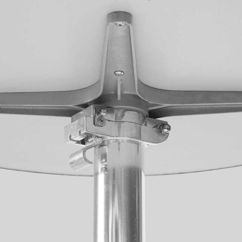 Table de jardin ronde en aluminium avec plateau inclinable (⌀60 x 72 cm) (2/7)