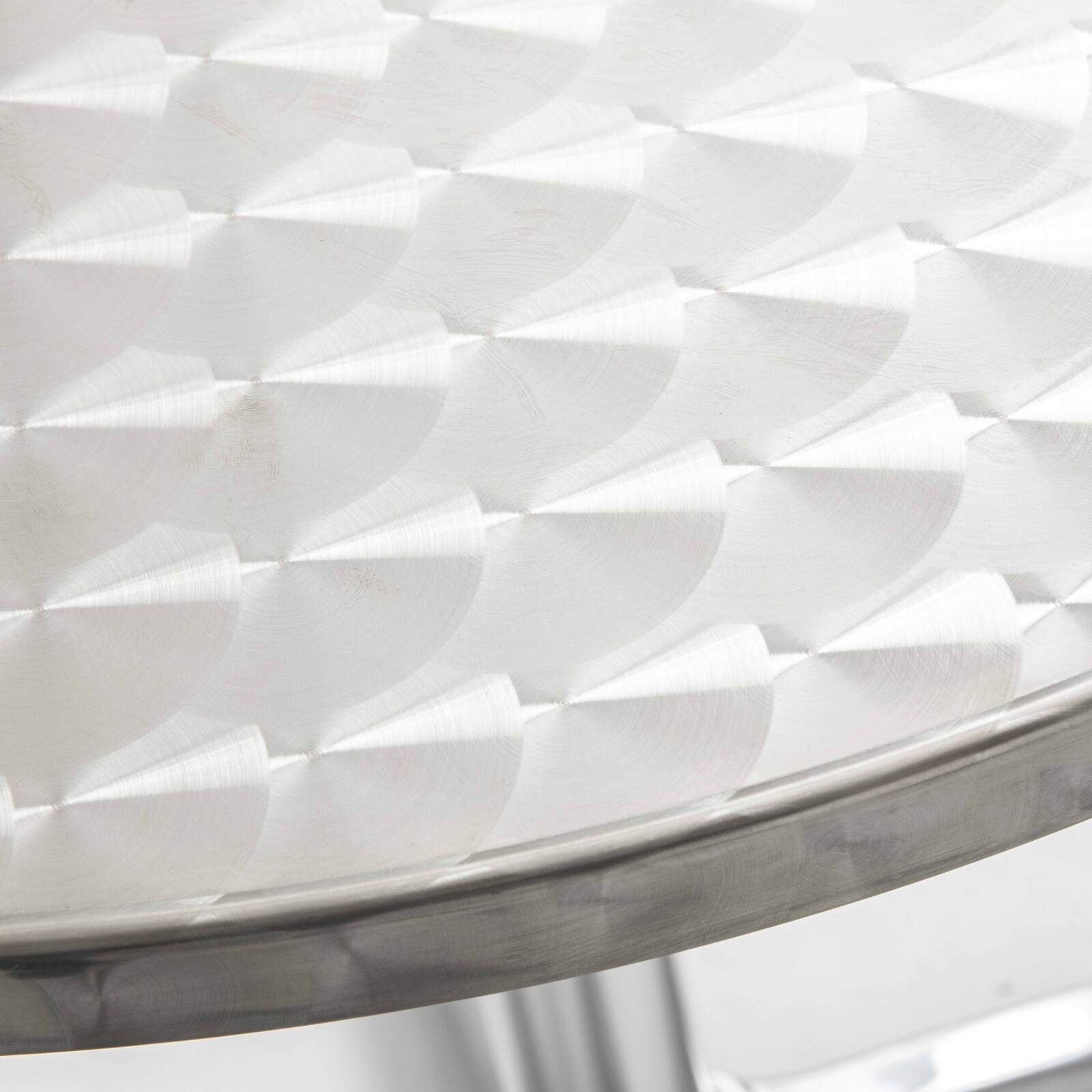 Table de jardin bistrot ronde en aluminium (⌀60 x 70 cm)