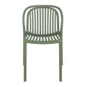 Chaise de terrasse en plastique