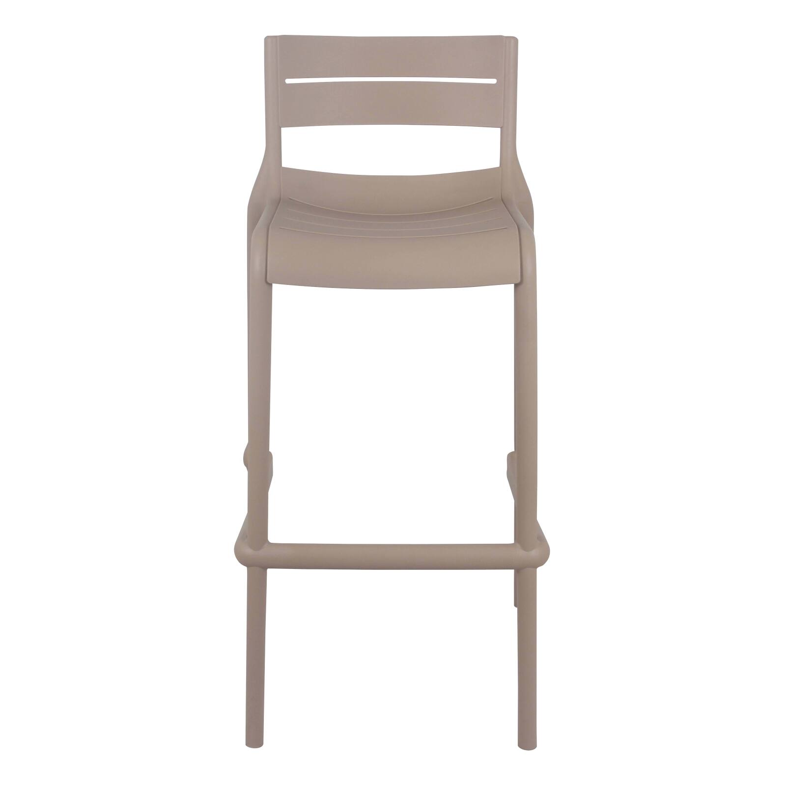 Chaise haute de terrasse en plastique