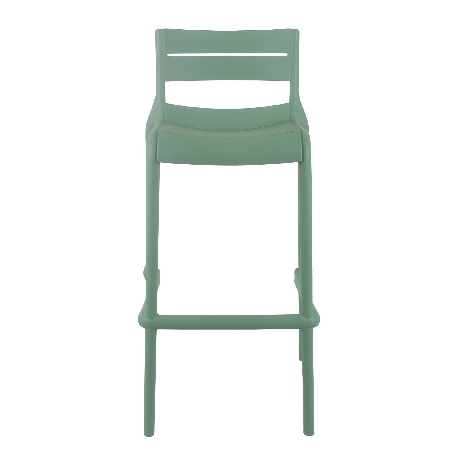 Chaise haute de terrasse en plastique
